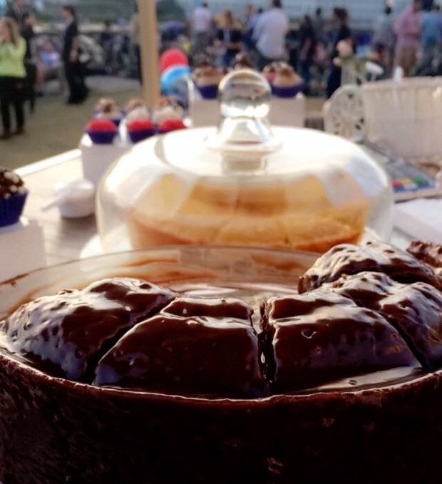 Bolo de cenoura Bolo de cenoura no evento Cine Pedal Brasil 2016 (São Paulo).
